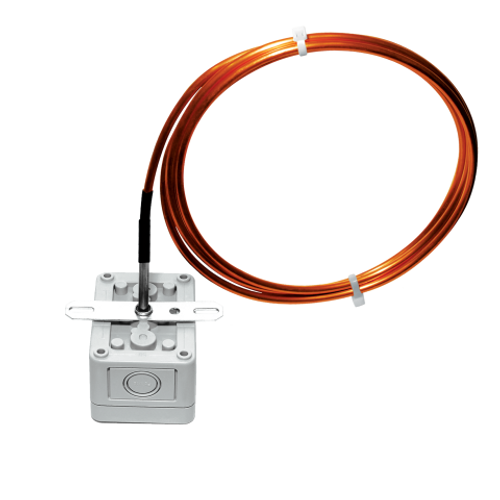 ACI A/1K-2W-A-12'-4X : Bendable Copper Averaging Temperature Sensor, 1K Platinum RTD (Two Wires), 12' Probe, NEMA 4X Enclosure