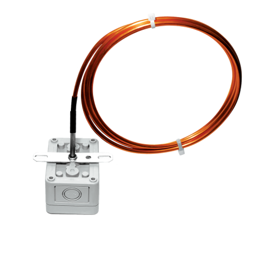 ACI A/1K-2W-A-100'-4X : Bendable Copper Averaging Temperature Sensor, 1K Platinum RTD (Two Wires), 100' Probe, NEMA 4X Enclosure