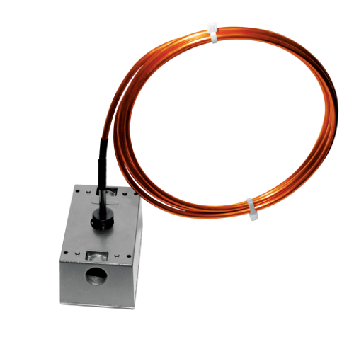 ACI A/TT1K-A-8'-4-BB : Bendable Copper Averaging Temperature Sensor, Temperature Transmitter  4-20 mA Output, 8' Probe, Aluminum NEMA 3R Enclosure