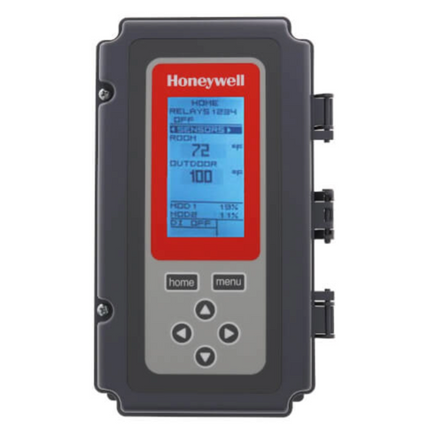 Honeywell T775B2032 : Electronic Standalone Controller, 2 SPDT Relay Outputs, 1 Floating Output, 2 Sensor Inputs, 1 Sensor Included