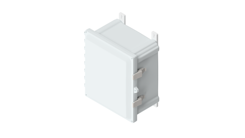 Stahlin PC606SS : Polycarbonate Enclosure, PolyStar Series, Inside Diameter : 6 x 6 x 5, Opaque Hinged, Stainless Steel Latched Padlockable Cover, Mounting Feet, NEMA Ratings (UL508A, UL50 & UL50E): 1, 3R, 4, 4X, 6P