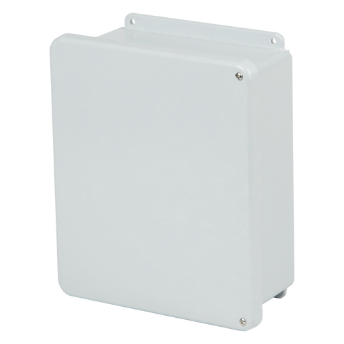 Stahlin J604HW : Fiberglass Enclosure, J Series, Inside Diameter : 5.84 x 3.85 x 4.45, Hinged Opaque Cover, 2 Cover Screws, NEMA Ratings (UL508A, UL50 & UL50E): 1, 3R, 4X, 6P