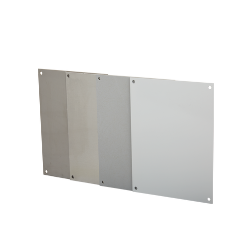 Stahlin BP96AL : Aluminum Back Panel used on Box Size 9 x 6 x 3, Compatible with F, J, RJ, Classic, Polystar and Diamond Series Enclosures