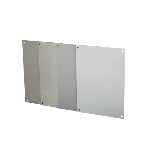 Stahlin BP1407AL : Aluminum Back Panel used on Box Size 14 x 7 x 6.5, Compatible with F, J, RJ, Classic, Polystar and Diamond Series Enclosures