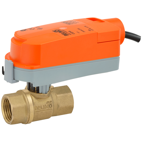 Belimo Z2050Q-F+CQX24-3 : 2-Way 1/2" ZoneTight Zone Valve Cv Rating 1.4 (2.8 GPM @ _ 4 psi), Non-Spring Return Actuator, 24VAC/DC, On/Off, Floating 3-Point Control Signal (Customizable Product)