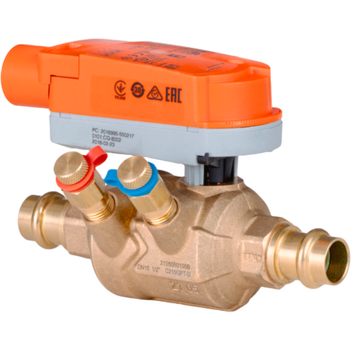 Belimo Z2075QPTPF-G+CQXUP-3 : 2-Way 3/4" Press Fit ZoneTight (PIQCV) Zone Valve, 9.0 GPM Max Flow Rate, Non-Spring Return Actuator, 100-240VAC, On/Off, Floating 3-Point Control Signal (Customizable Product)