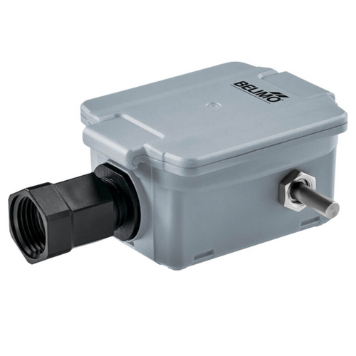 Belimo 22UT-52 : Active Outdoor Air Temperature Transmitter, 0–5V or 0–10V (jumper-selectable), 24 VAC/VDC, 8 Selectable Ranges (Default -30 to 130°F (S0)), NEMA 4X / IP65 UV Housing, Mounting Plate Included, 5-Year Warranty