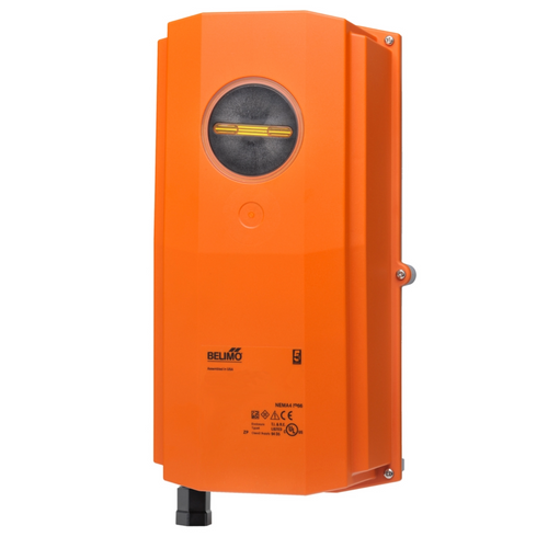 Belimo NFX24-MFT-S N4 : Fail-Safe Damper Actuator, 90 in-lb Torque, 24VAC/DC, Programmable (2-10VDC Default) Control Signal, (2) SPDT 3A @250V Aux Switch, NEMA 4X Enclosure, 5-Year Warranty (Configurable)