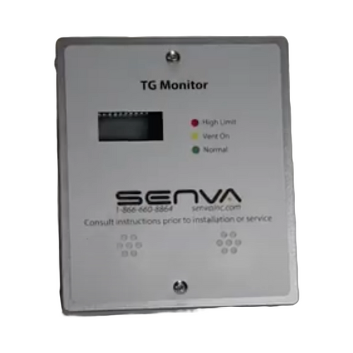 Senva TGM-ACP-A : Metal Wall Mount Dual Combustible Gas Sensor/Controller, Carbon Monoxide (CO) and Propane (C3H8), 0-10V, 0-5V, 1-5V and 4-20mA Selectable Output, LCD Display, 7-Year Warranty