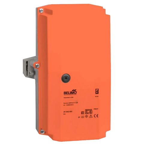 Belimo NMX24-MFT N4 : Non Fail-Safe Damper Actuator, 90 in-lb Torque, 24VAC/DC, Programmable (2-10VDC Default) Control Signal, NEMA 4X Enclosure, 5-Year Warranty (Configurable)