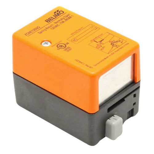 Belimo ZONE120NO : Spring Return Valve Actuator, AC 120 V, On/Off Control Signal, Normally Open