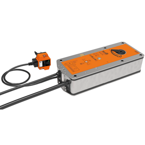 Belimo BF230-TN : Marine Spring-Return Fire Damper Actuator, 230 VAC, Open/Close Control Input, Torque motor 18 Nm / 12 Nm, Mechanical Interface Form Fit 12x12 mm, Continuous Hollow Shaft, 2 x SPST Auxilary Switch, Thermoelectric Tripping Device