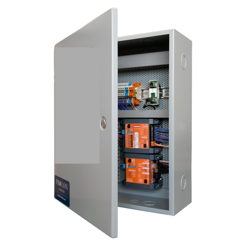 Prolon PL-PN2-NC-WOD-C1-BLR : Pre-Wired Prolon Master Panel with C1050 Boiler Controller, Terminal for all Connections (24V Power Supply, Inputs, Outputs, Communication), NEMA 1 Enclosure, UL508