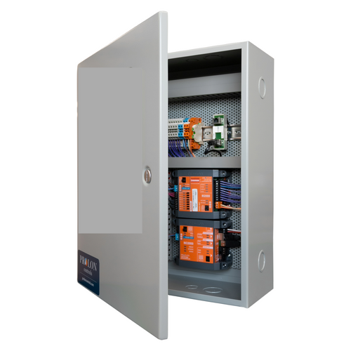 Prolon PL-PN2-NC-WOD-C1-CHL : Pre-Wired Prolon Master Panel with C1050 Chiller Controller, Terminal for all Connections (24V Power Supply, Inputs, Outputs, Communication), NEMA 1 Enclosure, UL508