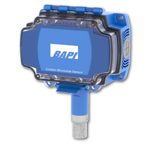 BAPI BA/BBV-COV-20-H : Rough Service CO Sensor with 20K Thermistor Temp and %RH, Field Selectable Voltage Outputs, 5-Year Warranty