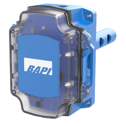 BAPI BA/PM-D-BB : Duct Particulate Sensor, Field Selectable Particulate Size of PM1.0, PM2.5 and PM10, Field Selectable Outputs of 0 to 5V, 0 to 10V and 4 to 20mA, NEMA 4X Enclosure, 5-Year Warranty