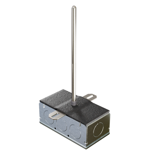 ACI A/TT1K-D-6"-4-GD : Duct Temperature Sensor, 1K Ohms Temperature Transmitter, 4 to 20 mA Output, 6" Duct Probe, Galvanized Steel Enclosure, Made in USA
