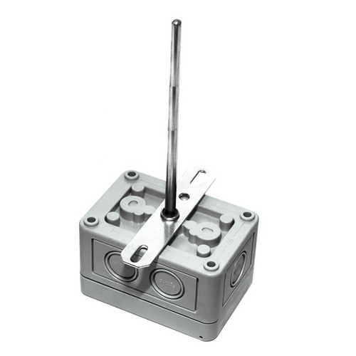 ACI A/TT1K-D-8"-4-4X : Duct Temperature Sensor, 1K Ohms Temperature Transmitter, 4 to 20 mA Output, 8" Duct Probe, NEMA 4X Duct Enclosure, Made in USA