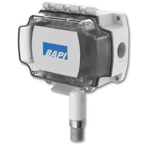 BAPI BA/T1K[32 TO 212F]-H220-O-BB : Outside Air Humidity Sensor with Temperature Transmitter, 4 to 20mA Humidity Output, 2% RH Accuracy, 4 to 20mA Temperature Transmitter Output, 32 to 212F Temperature Transmitter Range, BAPI-Box Enclosure