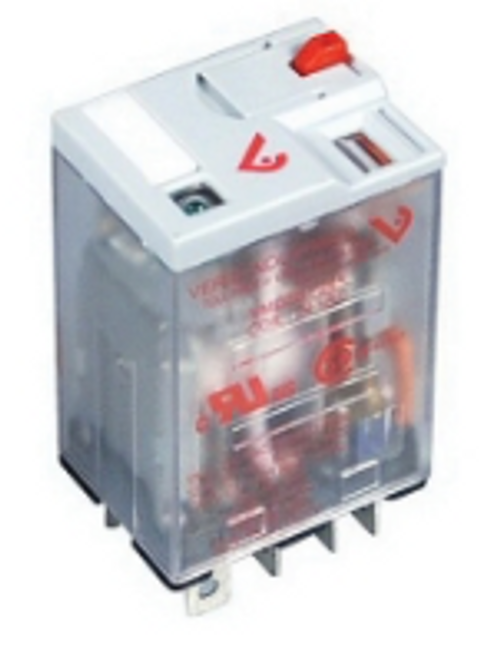 Veris VMD2B-F24A : Socket Relay 24 VAC Full-Featured Relay, DPDT