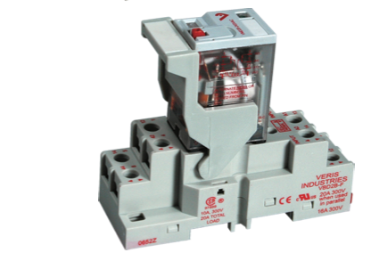 Veris FKIT-VMD2B-F24A : 24 VAC Full-Featured Relay with VBD2B-F Socket, DPDT