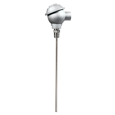 Omega PR-12E-3-100-1/4-9 : RTD Probe, Cast Iron Protection Head, Screw Terminal Block, -200 ¬°C to 600 ¬°C (-328 ¬°F to 1112 ¬°F), Class A, 1/2 " NPT, 0.25 " x 9 " Probe, Immersion, 316 SS, 100 ¬Ω, 3 Wires, PR-12 Series, Each