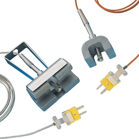 Omega MP2-K-36-SMPW-M : Heavy Duty Thermocouple, Magnetic Mount, Type K, 0 ¡C to 370 ¡C (32 ¡F to 700 ¡F), 40 ", Miniature Connector, Dual Magnet Probe, ANSI, Spring Loaded, MP Series, Each