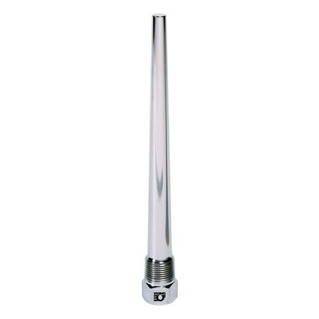 Omega 1/2BSP-260S-U101/2-316SS : Standard Threaded Thermowell for 1/4 " Element, 316 SS, 0.26 " Bore Dia, Step Down, 5/8 " Shank Dia, 12 ", 10-1/2 ", 1/2 " NPSM, 1/2 " BSP, BSP Series, Each