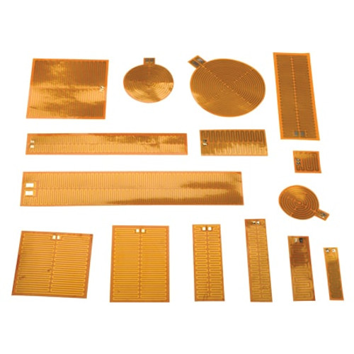 Omega KHA-KIT : Flexible Heater Kit, Polyimide, Rectangular/Round, 28 Vdc/115 Vac/230 Vac, -200 ¡C to 200 ¡C (-328 ¡F to 392 ¡F), PSA, KHA-KIT Series, Each