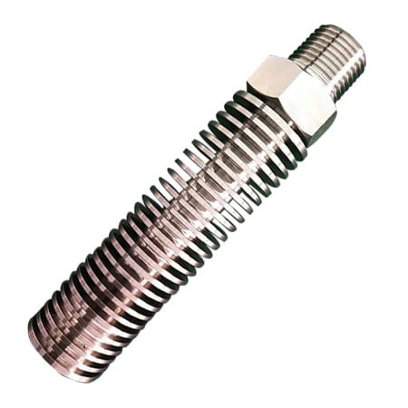 Omega PG-CTN2-G03 : Cooling Element, 1/2 " NPT MxF, 7500 psi, 300 ¡C, 316L SS, 15 oz, PG-CT Series, Each