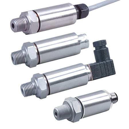 Omega PX309-015CG10V : Stainless Steel Pressure Transducer, General Purpose, Compound Gauge, -15 psi to 15 psi, ± 0.5 %, 1/4 " NPT Male, Voltage, 0 Vdc to 10 Vdc, Cable, PX309 Series, Each