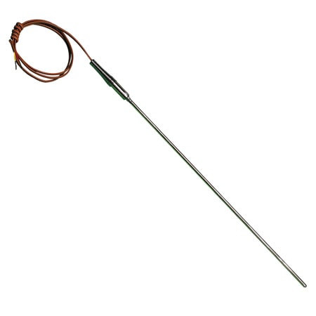 Omega TJ36-CAXL-116G-18 : Transition Jn T/C Probe, Low Drift, Stripped Leads, K Type, 0 ¡C to 1038 ¡C, 0.062 " x 18 " Probe, 40 " Cable, 20 AWG, Super OMEGACLADª XL, Immersion, GND, ANSI (Std), TJ36, Each