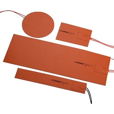 Omega SRFGA-842/2-230V : Flexible Heater, Silicone Rubber, Rectangular, 42 " (L), 8 " (W), 0.04 " (T), 840 W, 2.5 W/in_, 230 Vac, -56 ¡C to 232 ¡C (-70 ¡F to 450 ¡F), SRFGA Series, Each