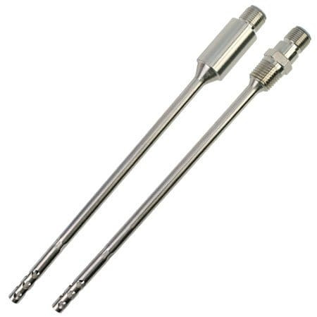 Omega PR-25AP-1/10-0400-1/4-M12 : Air Temperature RTD Probe with M12 Connector, -100 ¬°C to 250 ¬°C (-148 ¬°F to 482 ¬°F), Class 1/10 DIN per IEC60751, 1/4 " NPT, 100 ¬Ω, 4 Wires, 316 SS, 0.25 ", 4 ", M12 Connector, PR-25AP Series, Each