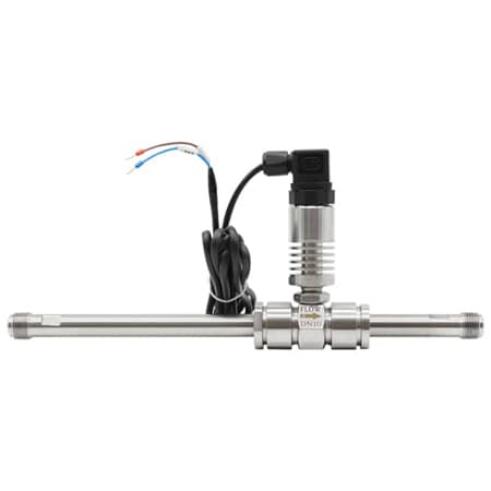 Omega FTB-810-I : Turbine Flow Meter, Liquid, 0.66 GPM to 6.6 GPM (2.498 LPM to 24.98 LPM), 1/2 ", NPT Male, ± 0.5 %, 4 mA to 20 mA, 304, 316, CD4MCU SS, Tungsten Carbide, FTB-800 Series, Each