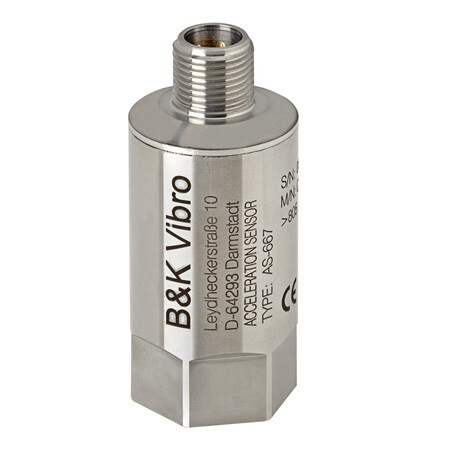 Omega AS-667 : Low Frequency Vibration Accelerometer Sensor, M12 Connector, ± 60 g, 0.5 Hz to 13 kHz, 100 mV/g, Stainless Steel, M8 x 1/4 " 28 UNF, AS-667 Series, Each