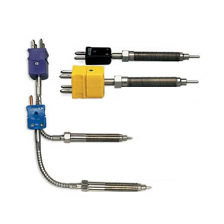 Omega TEX-SERP-J-1/2-6 : Extruder T/C Probe, Hastelloy Tip, STD CONN, J Type, 0 ¬°C to 510 ¬°C (32 ¬°F to 950 ¬°F), 0.125 " x 0.5 " Probe, Immersion, GND, 1/2-20 N.F, 6 " (L) Body, TEX, Each