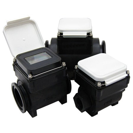 Omega FMG802 : Electromagnetic Flow Meter, Plastic Body, Conductive Fluids, 6 GPM to 100 GPM, 2 ", NPT Female, ± 1 %, 316 SS, PP, Glass, Battery Power (6AA), FMG800 Series, Each