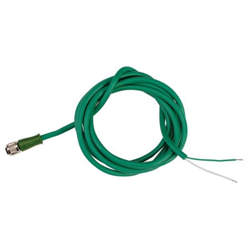 Omega M8C-SIL-K-S-F-1.5 : T/C Extension Cable Assy, Molded, Type K, M8 Straight Female to Stripped Leads, 1.5 m Cable, Silicone, Positive Yellow, Negative Red, Jacket Yellow, M8C Series, Each