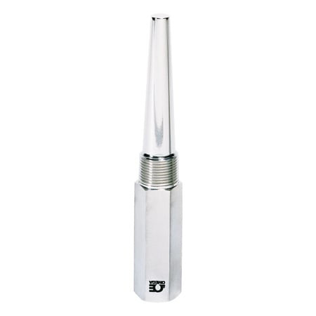 Omega 3/4-260HL-U71/2-304SS : Heavy Duty Threaded Thermowell for 1/4 " Dia Element, 304 SS, 0.26 " Bore Dia, Tapered, 7/8 " Shank Dia, 12 ", 7-1/2 ", 7800 psi, 1/2 " NPSM, 3/4 " NPT, 3 " Lag Extension, 260HL Series, Each