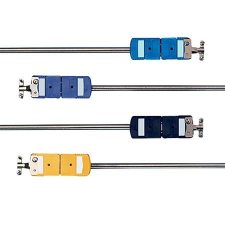 Omega EQ316SS-18U-12 : Quick Disconnect Thermocouple Assembly, Standard CONN, E Type, 0 ¡C to 650 ¡C (32 ¡F to 1200 ¡F), 0.125 " x 12 " (DxL) Probe, 316 SS, Immersion Probe, Ungrounded, ANSI, EQSS Series, Each