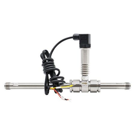 Omega FTB-910-P : Turbine Flow Meter, Economical Ball-Bearing, Liquid, 0.66 GPM to 6.6 GPM, 1/2 ", NPT Male, ± 0.5 %, Amplified Square Wave, 304, 316, CD4MCU SS, Tungsten Carbide, FTB-900 Series, Each