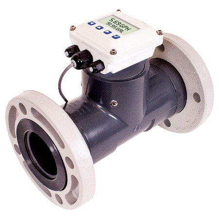 Omega FTB730 : Turbine Flow Meter, Liquid, 3 GPM to 400 GPM, 3 ", VanStone Flange, ± 1 %, Amplified Square Wave, PVC, PVDF, Zirconia, Sapphire, FTB700 Series, Each