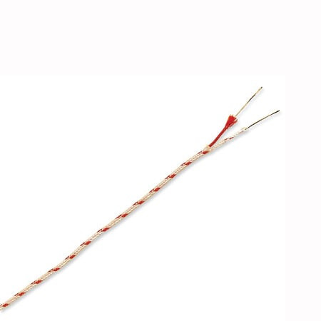 Omega EXGG-C-24-500 : Thermocouple Extension Wire, Duplex, Copper, C Type, 0¡ ¡C to 427 ¡C (32¡ ¡F to 800 ¡F), Solid, 24 AWG, 500 ' Cable, Glass Braid, ANSI (Std), EXGG-C Series, Spool
