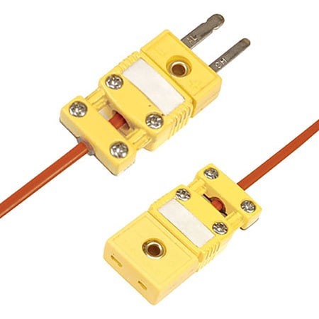 Omega SMPW-CC-R/S-M-50 : Miniature Thermocouple Connector, Flat Pin, 2 Pins, Male, R/S Type, -29 ¬°C to 180 ¬°C (-20 ¬°F to 356 ¬°F), ANSI, 50 Pack, SMPW-CC Series, Pack of 50