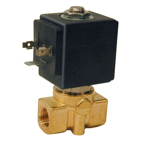 Omega SV3321 : Solenoid Valve, High Pressure, 2-Way, N.C, Direct Acting, 1/4 ", 0.07 Cv, AC/DC Coil, Brass Body, SS, Copper, PTFE, AC 0 psi DC 1, 300 psi, 182 ¡C (360 ¡F), Liquid, Gas, Each