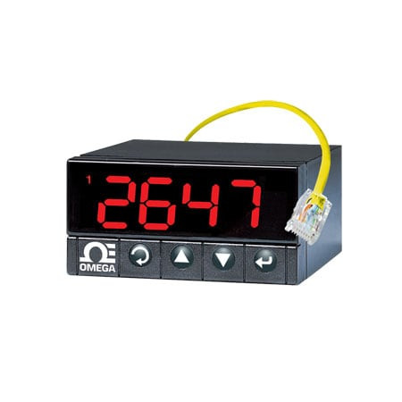 Omega DPIS8 : Strain Meter & PID Controller, Temperature, Process, Strain, T/C, RTD, Thermistor & Process, 1 I/P, 1/8 DIN, AC/DC, LED Display, DPi8, Each