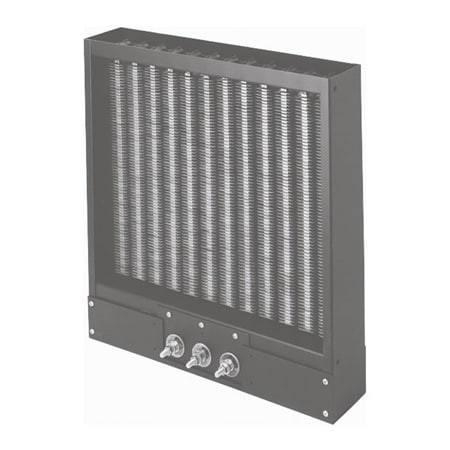 Omega CAB-4011/480V/3P : Air Duct Heater, Low Temperature, 226 ¡C (440 ¡F), 3-Phase, 480 V, 40 kW, 26 W/in_, Inline Mount, Chrome Steel, 29-1/2 " x 27-3/8 ", Side Terminals, CAB Series, Each