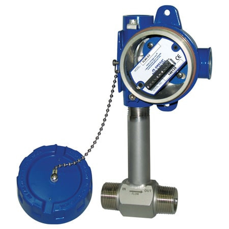 Omega SYS/FTBG-107/FLSC-C3 : Turbine & Transmitter System, Air/Natural Gas, 0.54 ACFM to 9.2 ACFM, 3/4 ", NPT Male, ± 1 %, 1 V to 5V, 4 mA to 20 mA, Amplified Square Wave, 316L SS, 17-4 SS, 4400 psi, SYS/FTBG-100 Series, Each