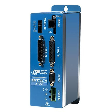 Omega STAC6-SI : High Performance Stepper Drive, 94 Vac to 135 Vac, 0.5 A to 6 A, 15 I/P & 7 O/P, Si Programmer, STAC6 Series, Each